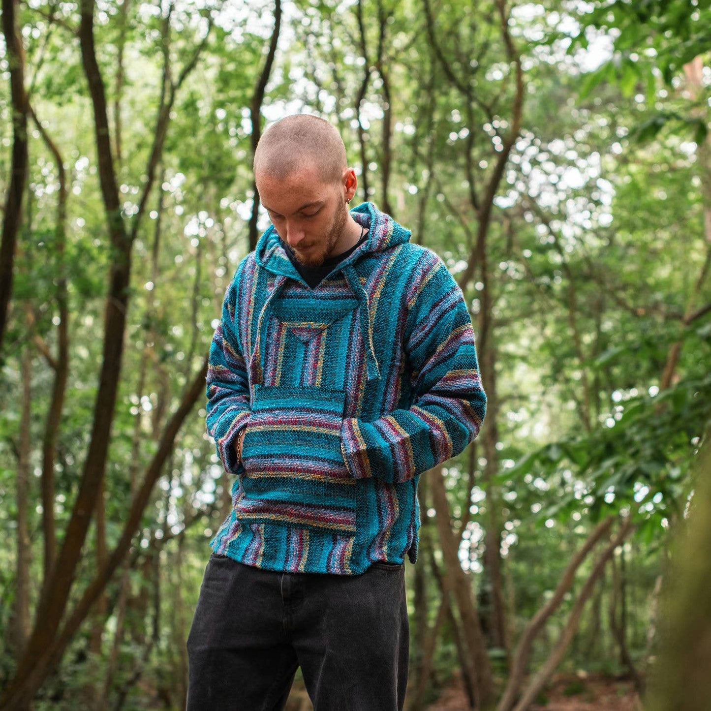 Baja Hoodie - Blue Candy