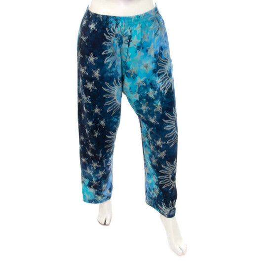 Bali Rayon Trousers - Blue Celestial