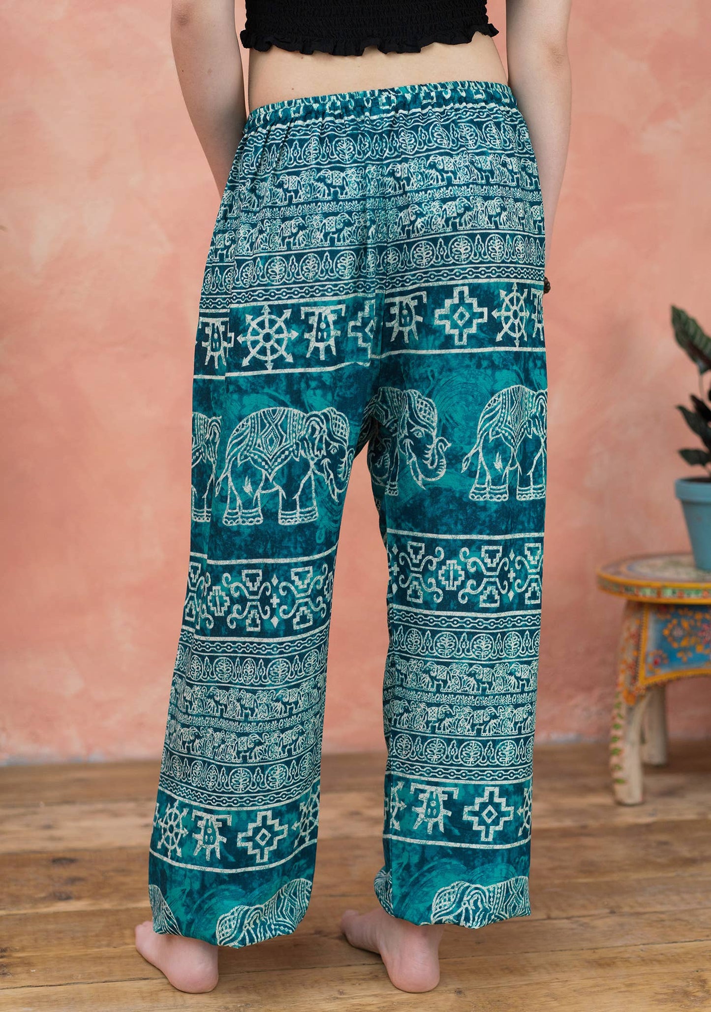 Freesize Mud Dye Elephant Harem Trouser