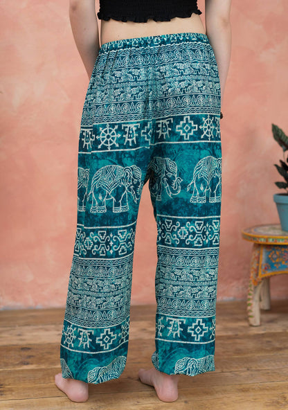 Freesize Mud Dye Elephant Harem Trouser
