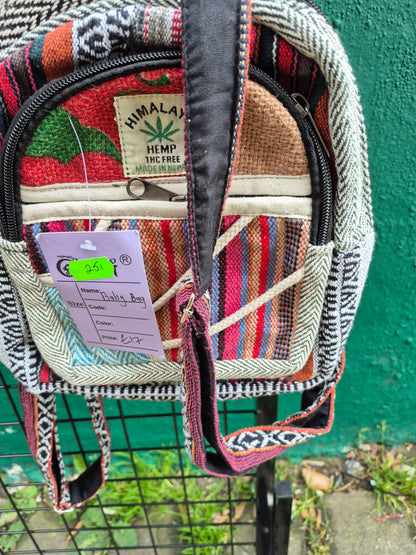 Mini Hemp Rucksacks