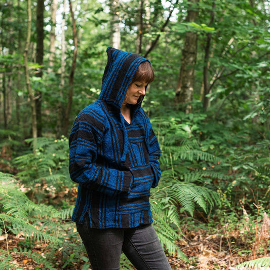 Baja Hoodie - Navy and Black