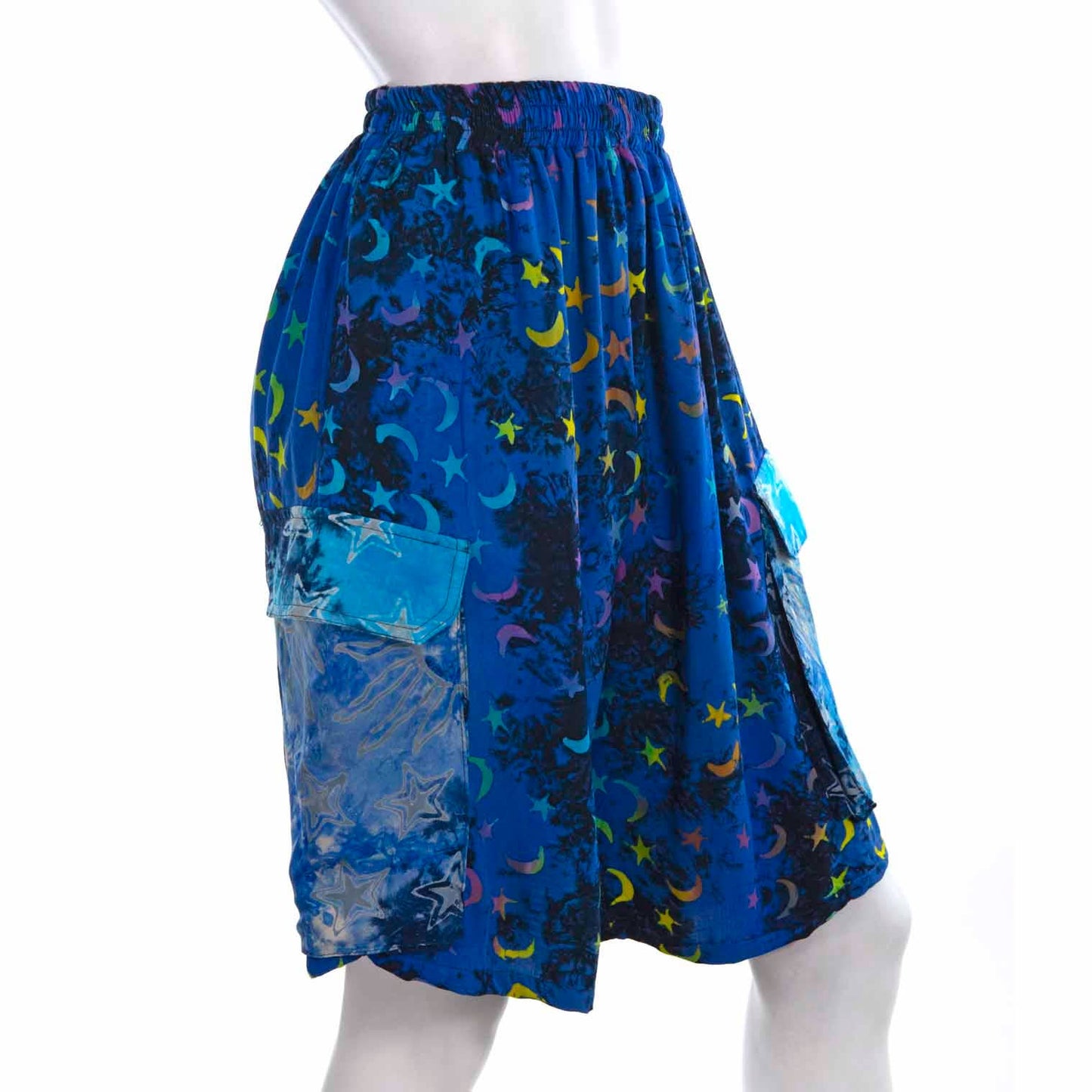 Campur Patch Combat Shorts: Rainbow