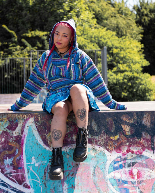 Baja Hoodie - Blue Candy