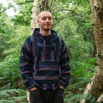 Baja Hoodie - Deep Blue