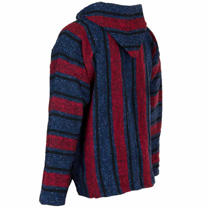 Baja Hoodie - Red, Blue and Black