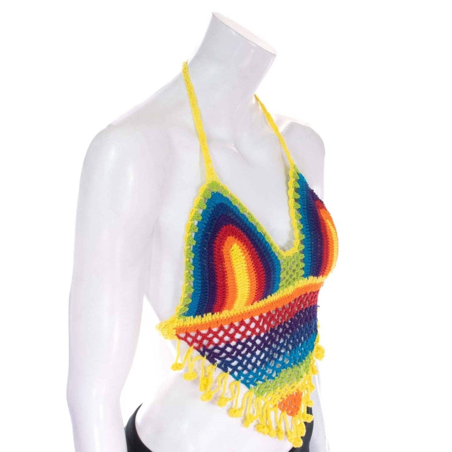 Tassel Crochet Bralette Top