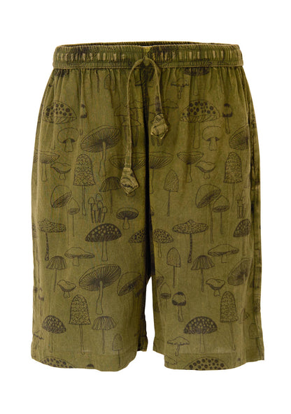 Mushroom Shorts: Maroon(M) / Medium/Large(ML)