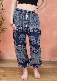 Freesize Mud Dye Elephant Harem Trouser