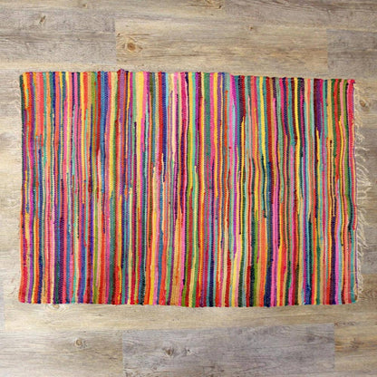 Rag Rug Bright 150x100cm