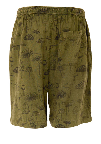Mushroom Shorts: Khaki(K) / Medium/Large(ML)
