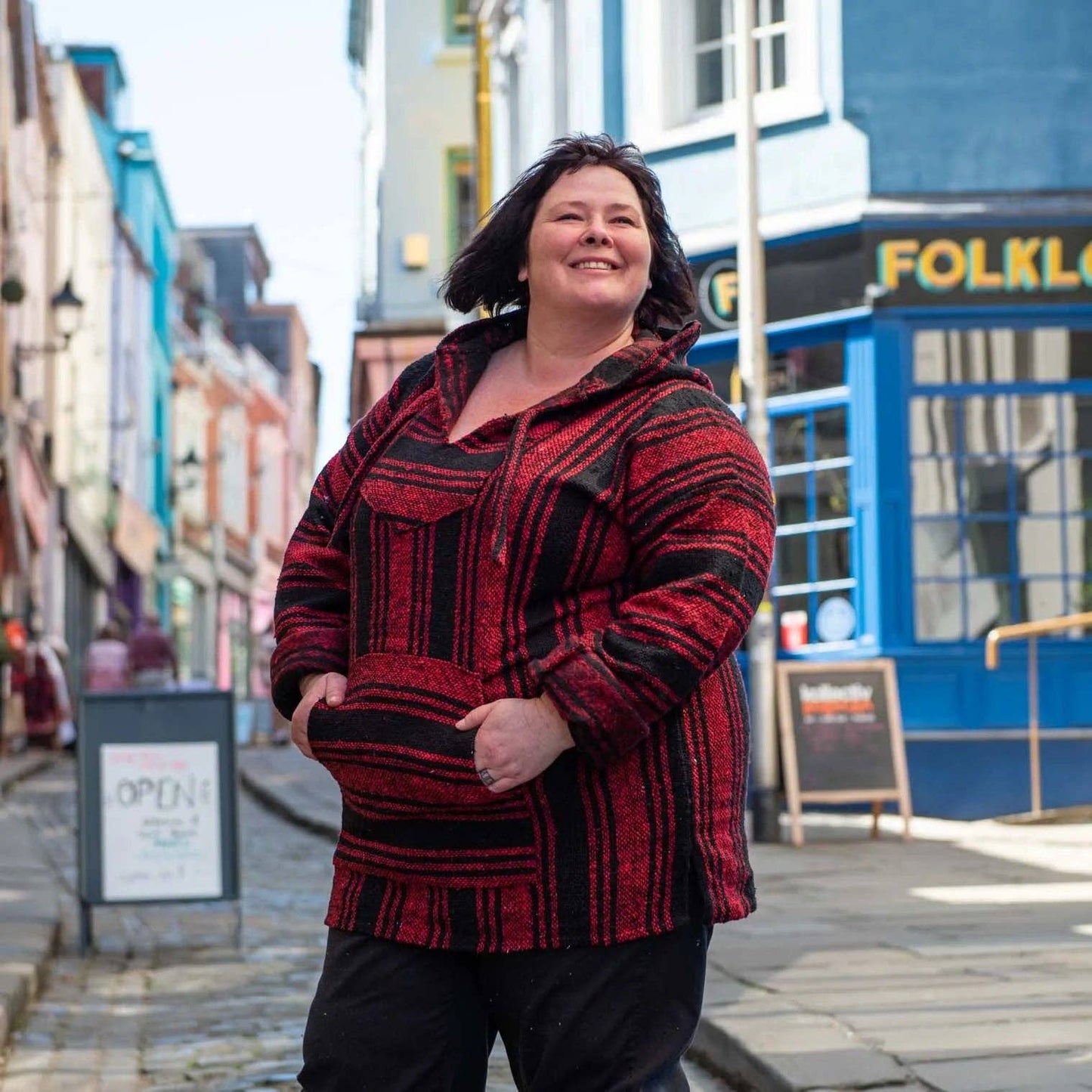 Baja Top - Red and Black